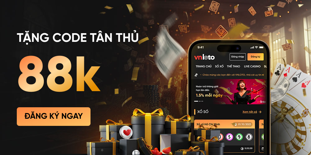 khuyến mãi vnloto tặng tân thủ 88k