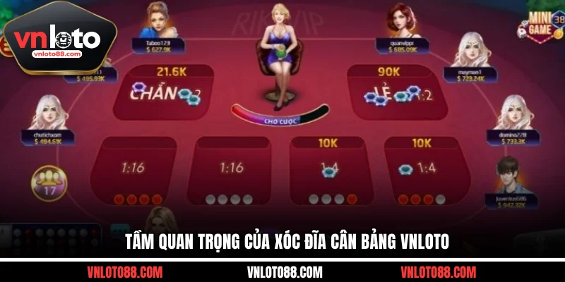 Tầm quan trọng của xóc đĩa cân bảng VNLOTO